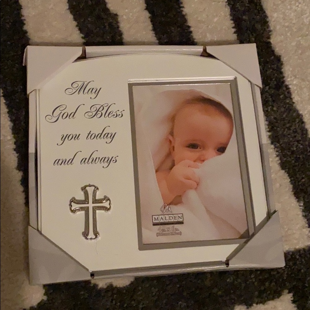 Christening Picture Frame